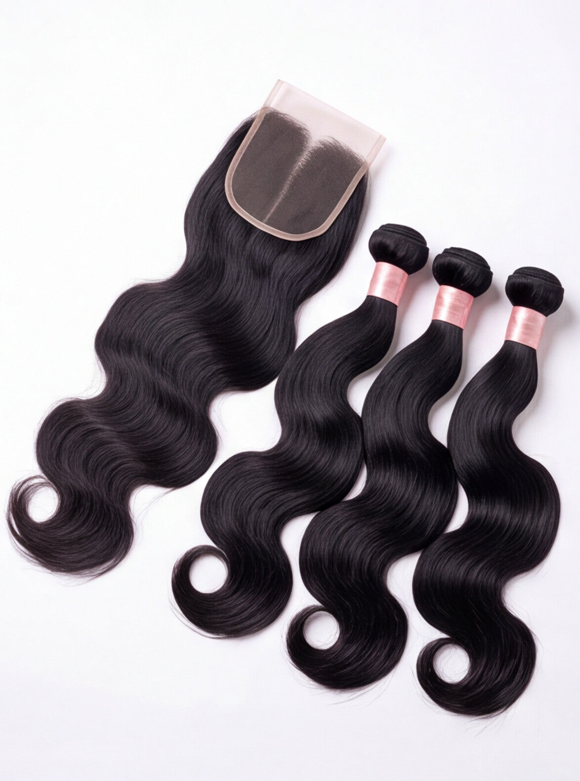 Aloha Body Wave 5×5 Closure Bundle Package