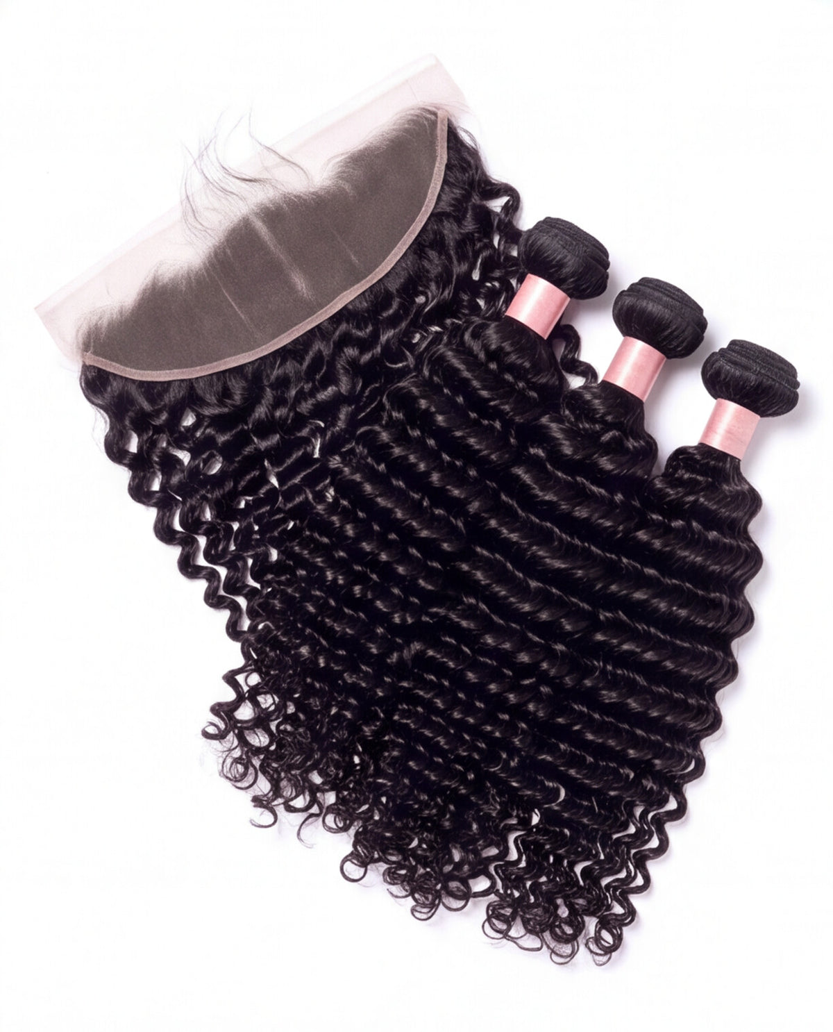 Bora Burmese Curly Frontal Bundle Package
