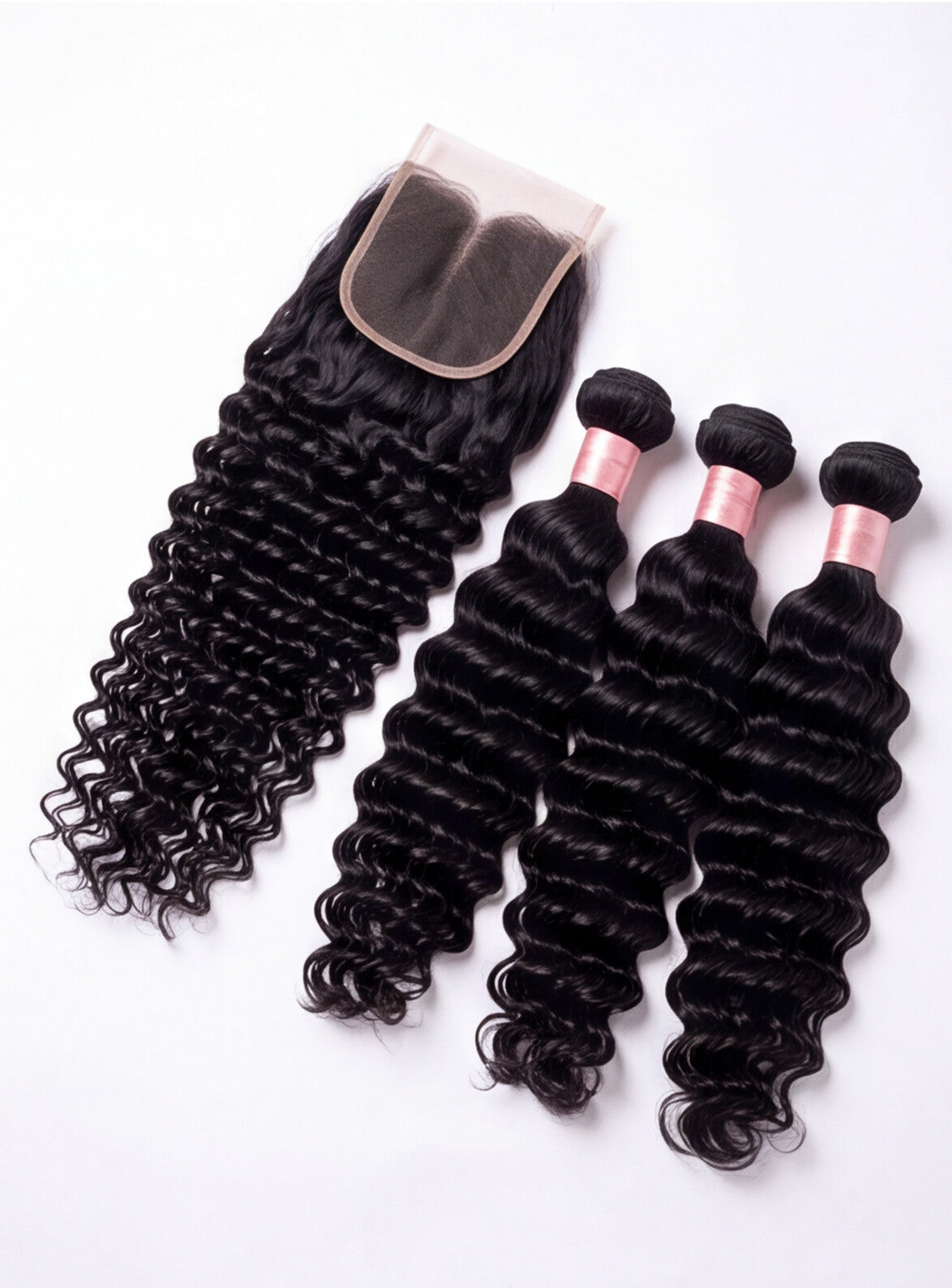 Lagoon Water Wave 5×5 Closure Bundle Package